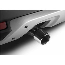 Canule d'échappement inclinée pour porte-vélo sur attelage - 45 mm