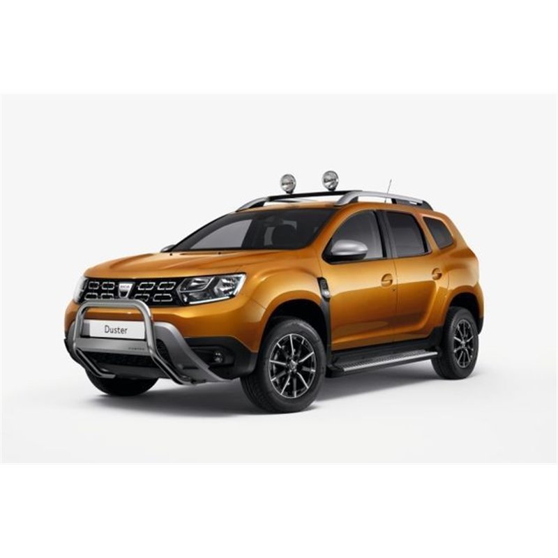 DACIA DUSTER II 2017+ Pare-Buffle Haut Avec Grille De Protection Carter  Inox EUR 509,00 - PicClick FR